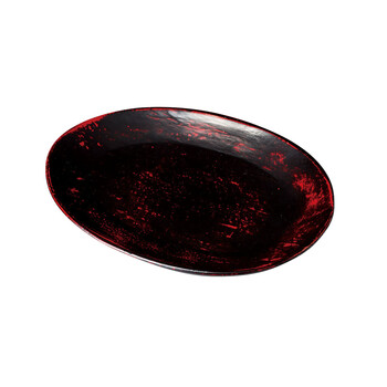 塗り菓子皿 根来 曙 送料無料-1