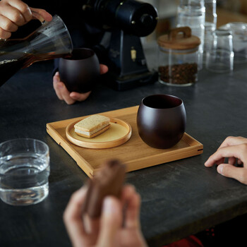 木製わっぱ丸トレイ クリアー φ38 日本製秋冬 送料無料-2