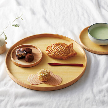 木製わっぱ丸トレイ クリアー φ38 日本製秋冬 送料無料-5