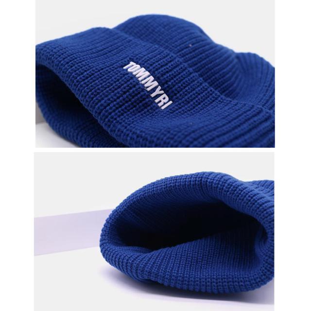 ニット帽子 レディース 英字ロゴ 7色 送料無料 即日発送-8