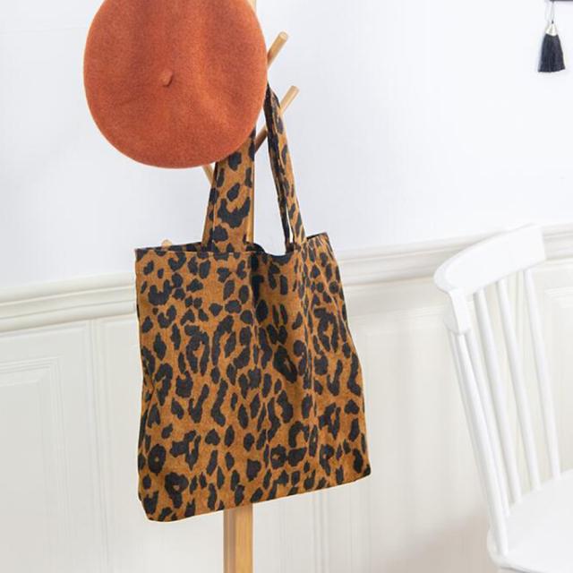 トートバッグ ヒョウ柄 トートバッグ 大容量レディース 送料無料 即日発送-1