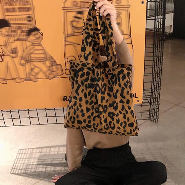トートバッグ ヒョウ柄 トートバッグ 大容量レディース 送料無料 即日発送-7