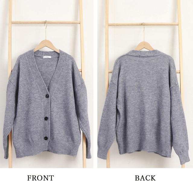 ニットカーディガン レディース 中厚手 送料無料 即日発送-2