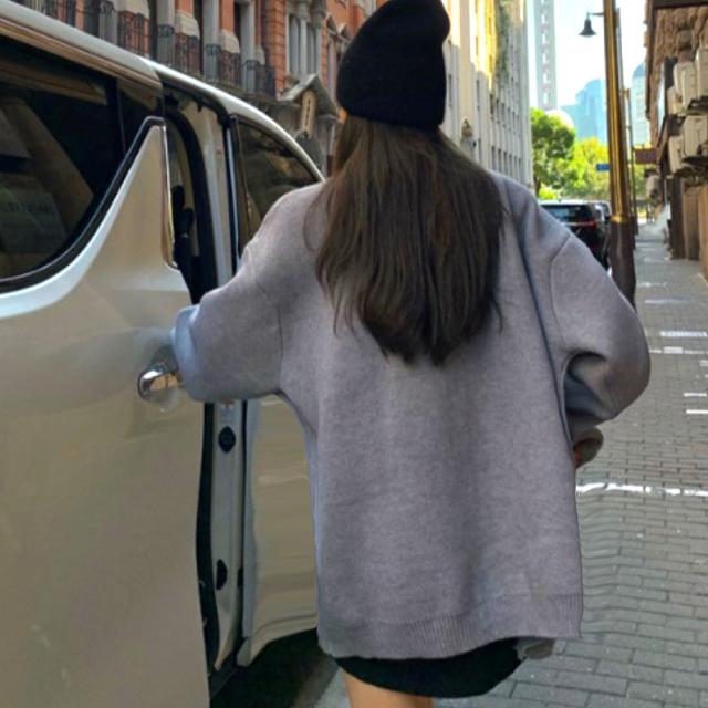 ニットカーディガン レディース 中厚手 送料無料 即日発送-7