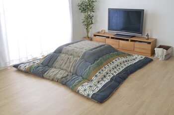 こたつ布団 エンジ約205×245cm 掛け単品 ことね 掛 送料無料-8