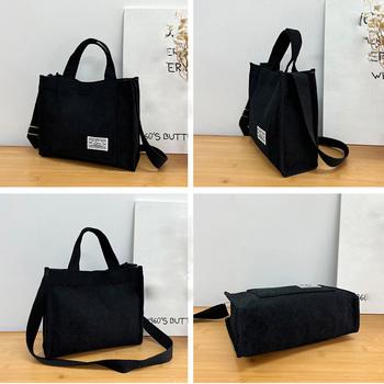 トートバッグ コーデュロイ ミニトートバッグ 3way 送料無料 即日発送-7