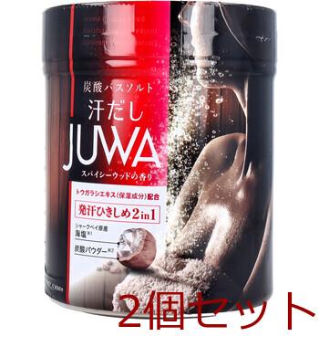 汗だし JUWA 炭酸バスソルト スパイシーウッドの香り 500g 2個セット 送料無料-1