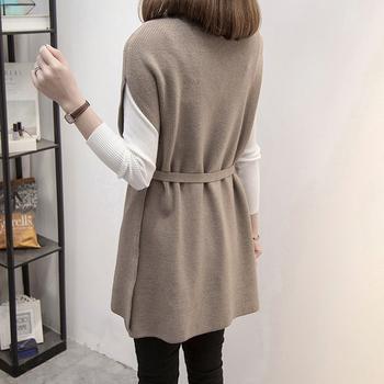 ノースリーブ ニットチュニック 送料無料 即日発送-9