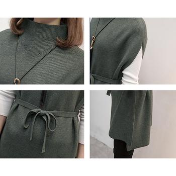 ノースリーブ ニットチュニック 送料無料 即日発送-3