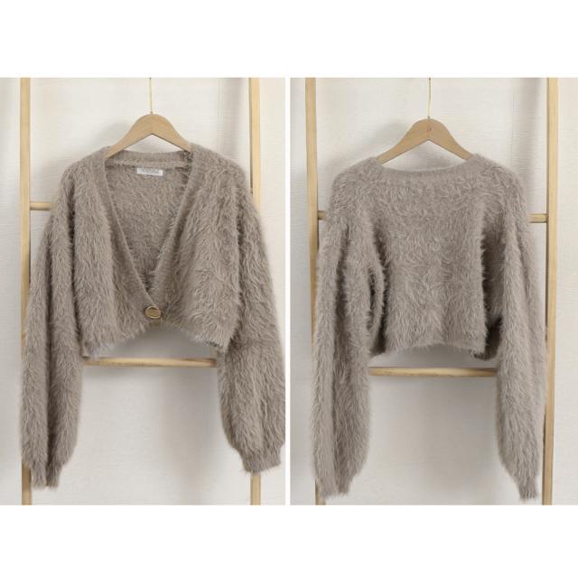 ファーコート フェイクファー ショート丈 送料無料 即日発送-3