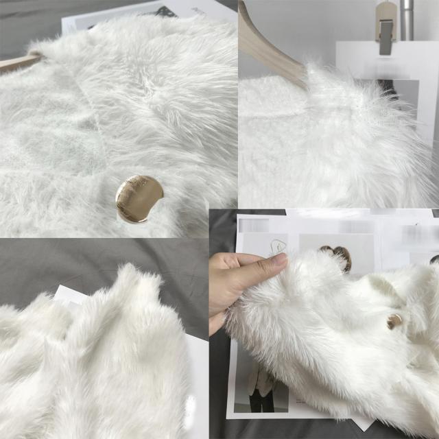 ファーコート フェイクファー ショート丈 送料無料 即日発送-4