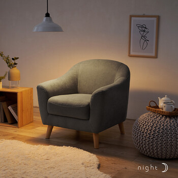 ソファー ソファエメル 幅70cm 1P GY 送料無料-17