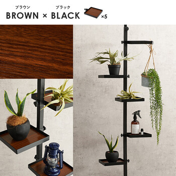 突っ張り棒＆パーツ 6点幅43cm 角型 KTR-3117-BB 送料無料-19