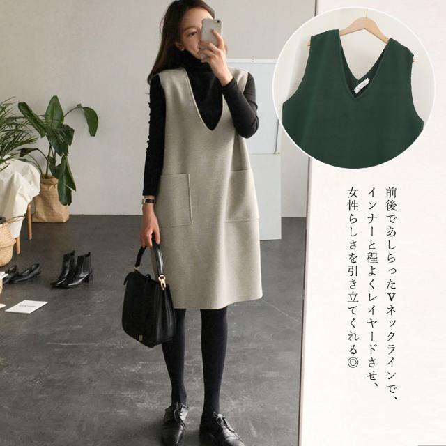 ワンピース ジャンパースカートレディース 送料無料 即日発送-6