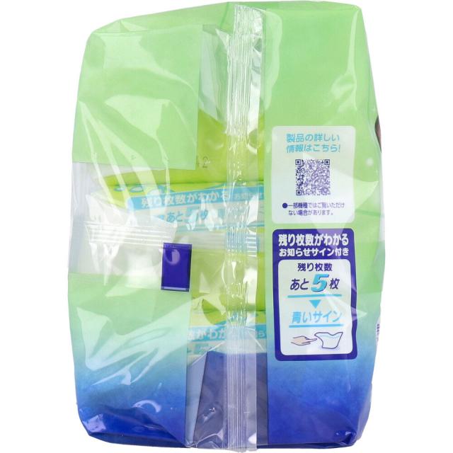 ムーニーおしりふき やわらか素材 詰替用 76枚×3個パック 5セット 送料無料-3