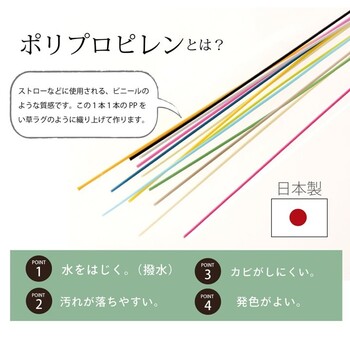 ラグ 江戸間6畳 PPカーペット Fウィード 送料無料-1