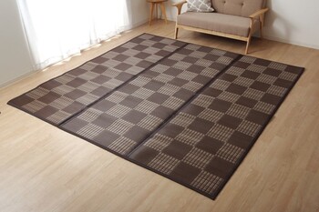 ラグ 江戸間6畳 PPカーペット Fウィード 送料無料-8