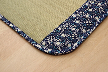 フリーマット 約70×180cm ことり ネイビー 中材 固綿15mm 送料無料-9