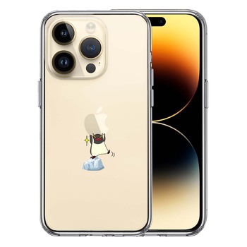 iPhone14Pro ケース クリアペンギン Appleは重い？ スマホケース 側面ソフト 背面ハード ハイブリッド 送料無料-0