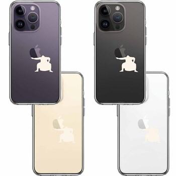iPhone14Pro ケース クリアおすもうさん 土俵入り 白 スマホケース 側面ソフト 背面ハード ハイブリッド 送料無料-1