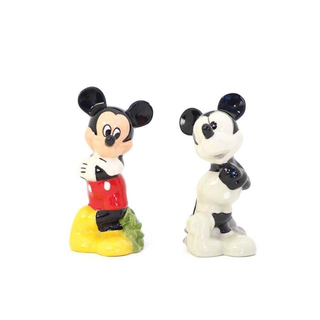 ソルト＆ペッパー ミッキー オールド＆ニュー enesco ラッピング可 送料無料-2