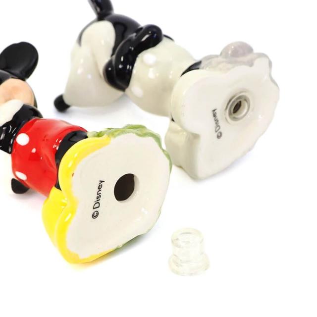 ソルト＆ペッパー ミッキー オールド＆ニュー enesco ラッピング可 送料無料-4