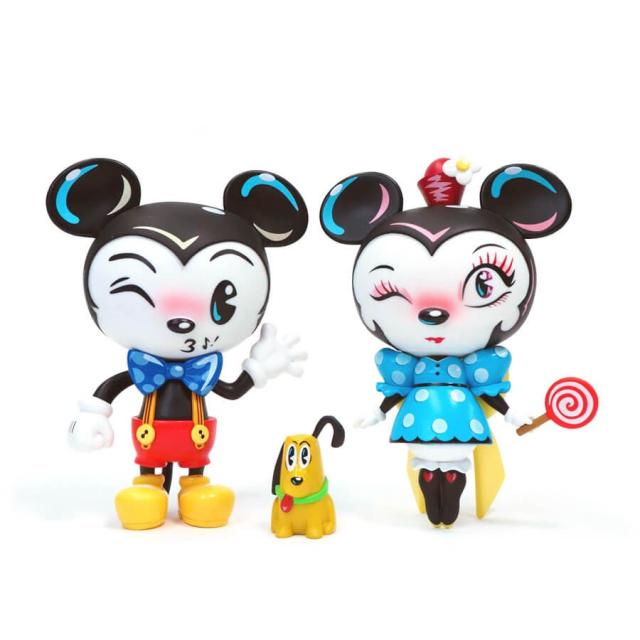 ビニール ミッキー＆プルート The World of Miss Mindy ラッピング可 送料無料-6