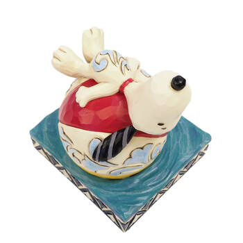 スヌーピー オン ビーチボール JIM SHORE ラッピング可 送料無料-5