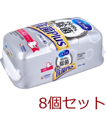 シルコット 99.99％除菌 抗菌Plus ウェットティッシュ アルコールタイプ 本体 34枚入 8セット 送料無料-1