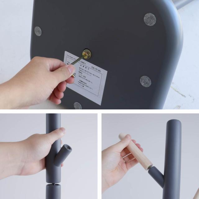 ポールハンガー 北欧 木製 キッズ 子供 新生活 ハンガーラック Cime Hanger 送料無料 即日発送-4