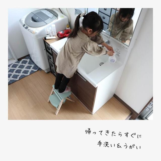 子供 ステップ 踏み台 2段 洗面所 手洗い トイレ キッチン Kids Folding Step carrie 送料無料 即日発送-1