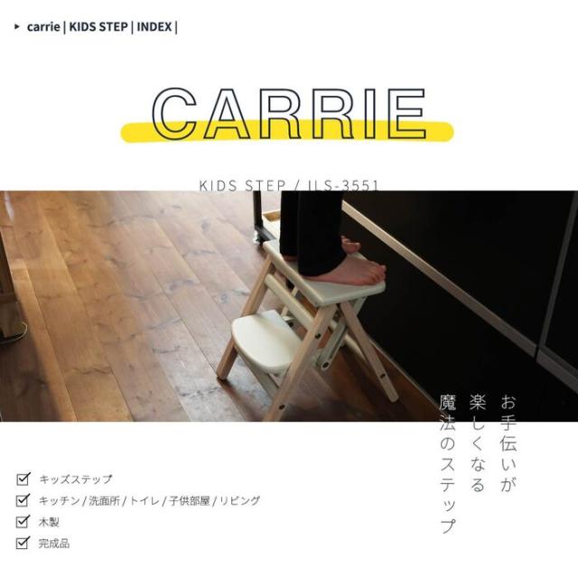 子供 ステップ 踏み台 2段 洗面所 手洗い トイレ キッチン Kids Folding Step carrie 送料無料 即日発送-4