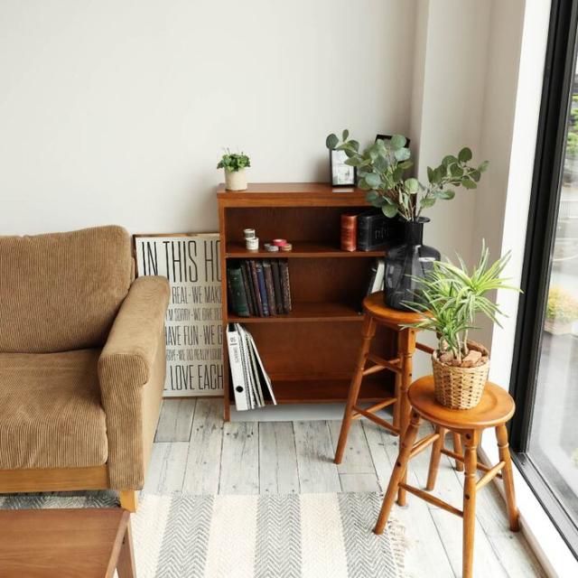 シェルフ オープンラック ウッドラック ブックラック 食器棚 本棚 hommage Book Shelf ブラウン 送料無料 即日発送-24