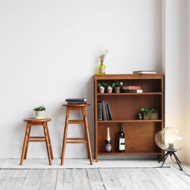 シェルフ オープンラック ウッドラック ブックラック 食器棚 本棚 hommage Book Shelf ブラウン 送料無料 即日発送-29