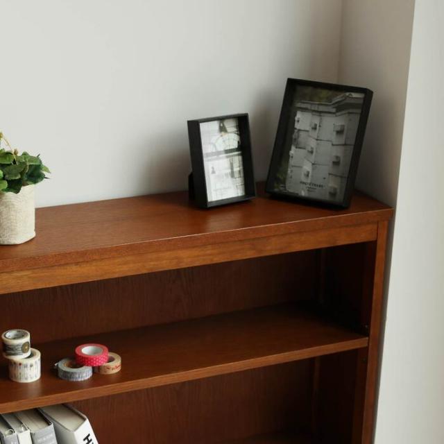 シェルフ オープンラック ウッドラック ブックラック 食器棚 本棚 hommage Book Shelf ブラウン 送料無料 即日発送-30