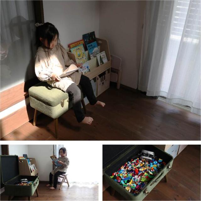 トランク型 収納スツール スツール ボックス収納 スクエア Pick Stool 送料無料 即日発送-3