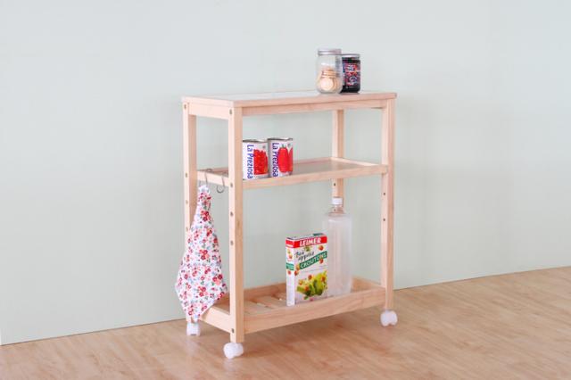 キッチンワゴン 3段 タイル タイルトップ 耐熱 Soup Slim Wagon 3段 送料無料 即日発送-3