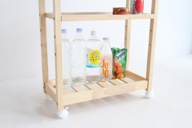 キッチンワゴン 3段 タイル タイルトップ 耐熱 Soup Slim Wagon 3段 送料無料 即日発送-4