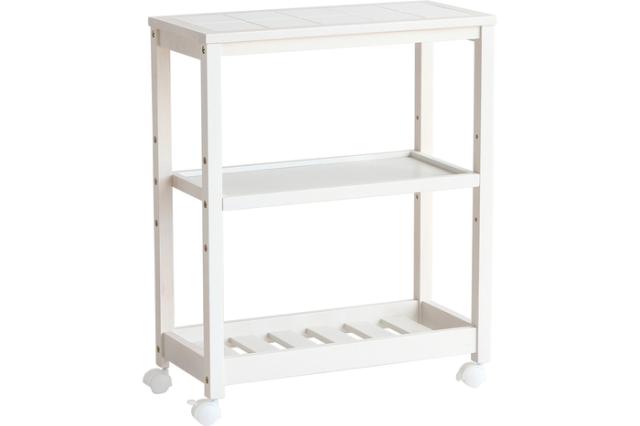 キッチンワゴン 3段 タイル タイルトップ 耐熱 Soup Slim Wagon 3段 送料無料 即日発送-8