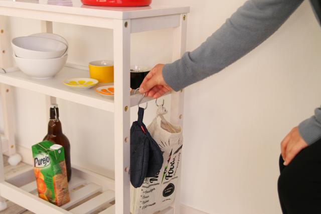 キッチンワゴン 3段 タイル タイルトップ 耐熱 Soup Slim Wagon 3段 送料無料 即日発送-15