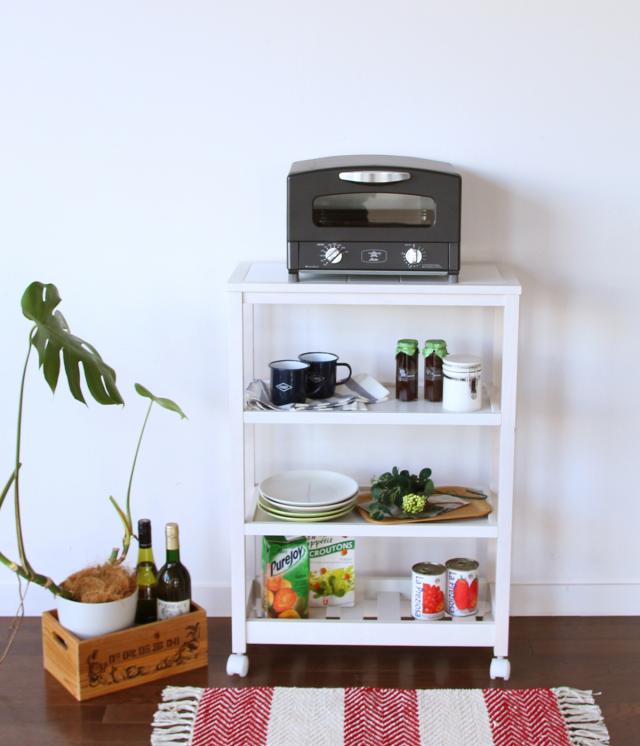 キッチンワゴン 4段 タイル タイルトップ 耐熱 Soup Slim Wagon 4段 送料無料 即日発送-14