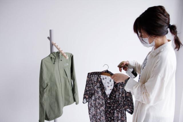 ポールハンガー 北欧 木製 キッズ 子供 新生活 Crane Hanger 送料無料 即日発送-17