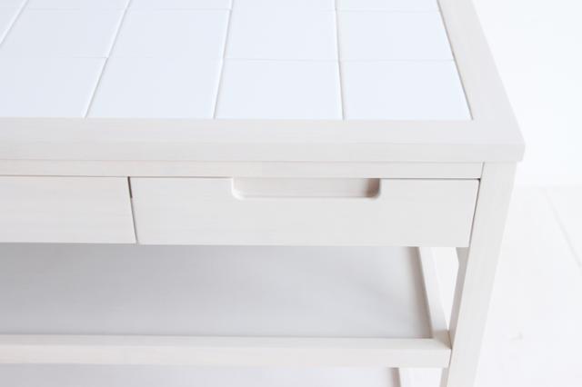 キッチンワゴン 4段 タイル タイルトップ 耐熱 Soup Kitchen Wagon Wide 送料無料 即日発送-8