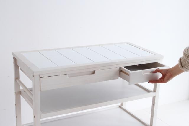 キッチンワゴン 4段 タイル タイルトップ 耐熱 Soup Kitchen Wagon Wide 送料無料 即日発送-9