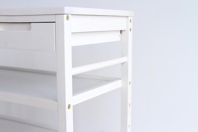 キッチンワゴン 4段 タイル タイルトップ 耐熱 Soup Kitchen Wagon Wide 送料無料 即日発送-2