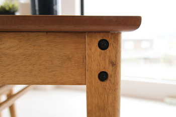 4人がけができるサイズのダイニングテーブル Rasic Dining Table 1200 送料無料 即日発送-11