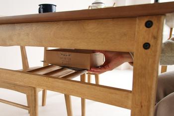 4人がけができるサイズのダイニングテーブル Rasic Dining Table 1200 送料無料 即日発送-13