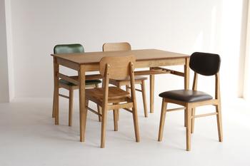 4人がけができるサイズのダイニングテーブル Rasic Dining Table 1200 送料無料 即日発送-16