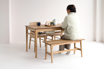 4人がけができるサイズのダイニングテーブル Rasic Dining Table 1200 送料無料 即日発送-21