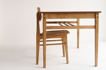 4人がけができるサイズのダイニングテーブル Rasic Dining Table 1200 送料無料 即日発送-5